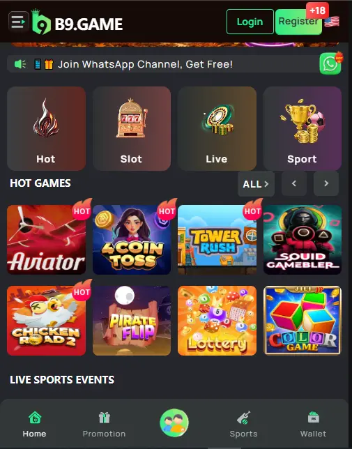 B9 Game App