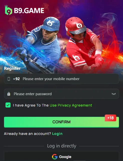 B9 Game Register